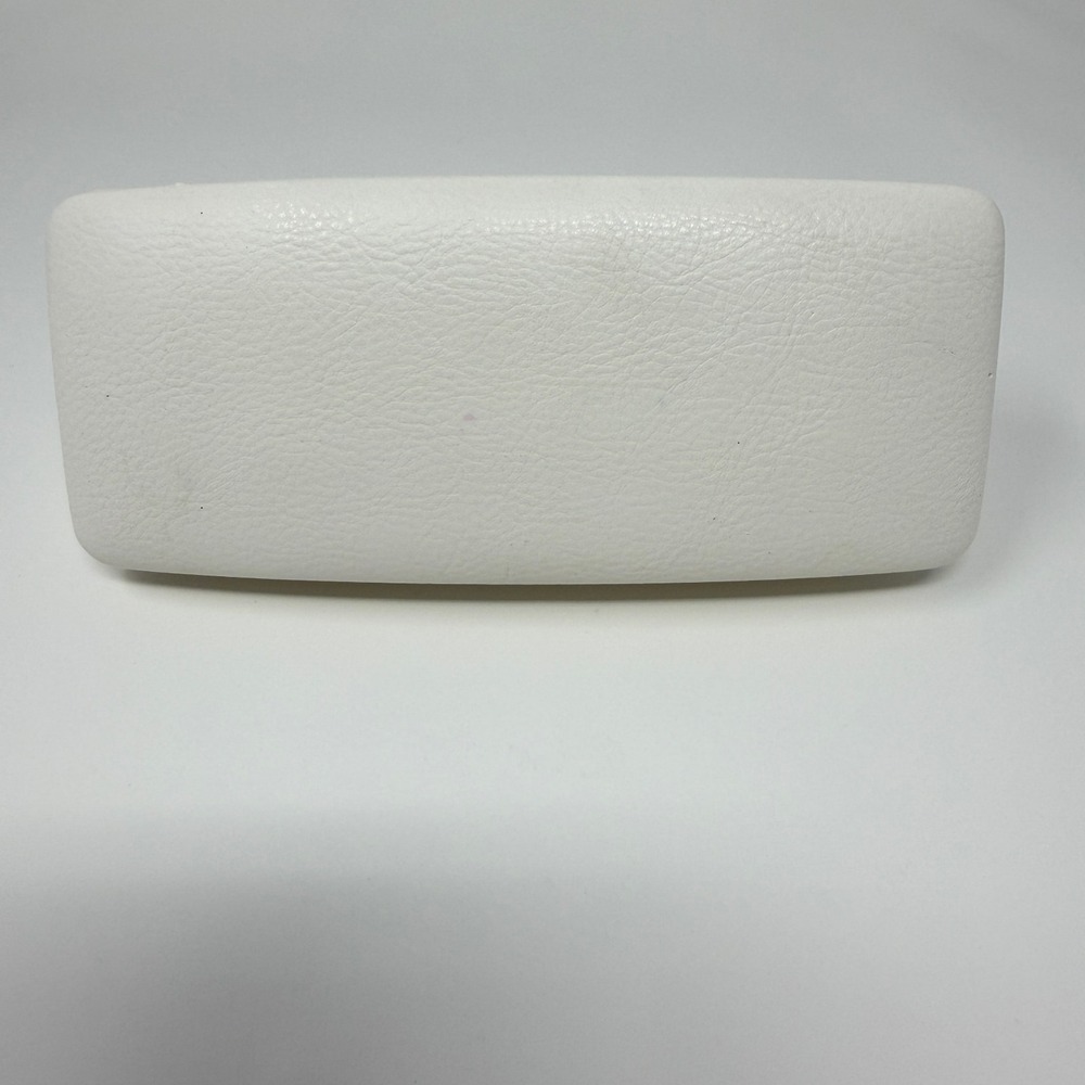 Versace Hard Shell Eyeglass Case White Leather Look Logo - Picture 10 of 10